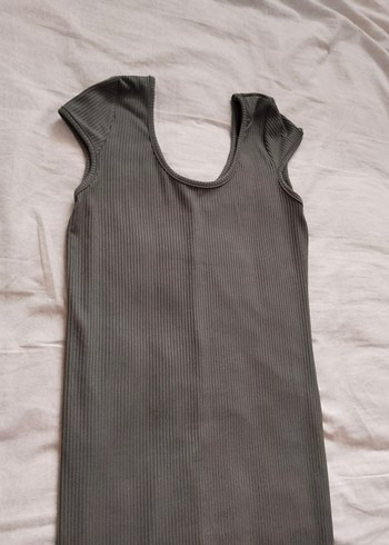 haki Midi Kadın Elbise - Görsel 4