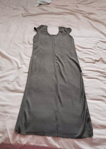 haki Midi Kadın Elbise - Görsel 10