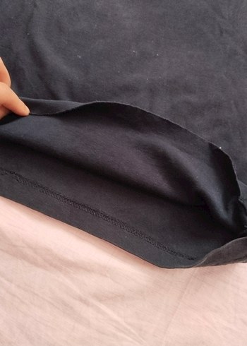 Siyah V Yaka Erkek Tişört - Görsel 6