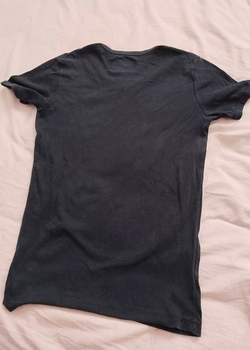 Siyah V Yaka Erkek Tişört - Görsel 5