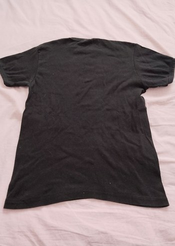 Siyah Kısa Kollu Erkek Tişört - Görsel 4