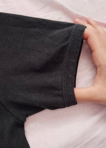 Siyah Kısa Kollu Erkek Tişört - Görsel 3