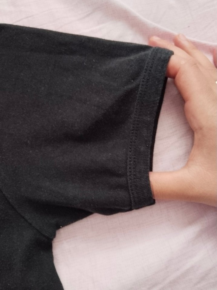 Siyah Kısa Kollu Erkek Tişört - Görsel 3