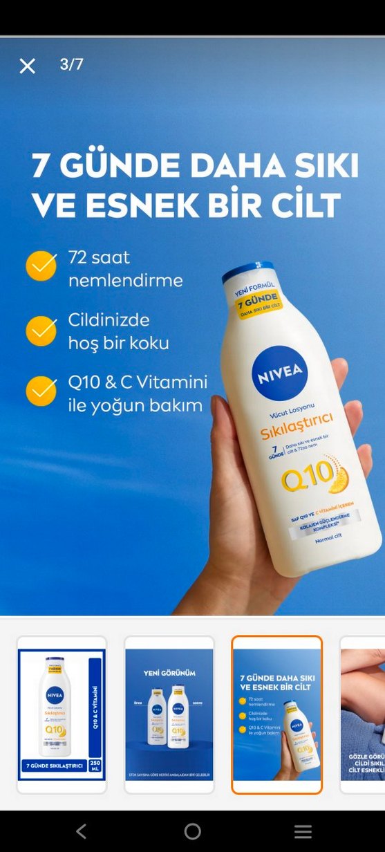 Nivea Q10 & C Vitamini Vücut Losyonu 250 ml - Görsel 2