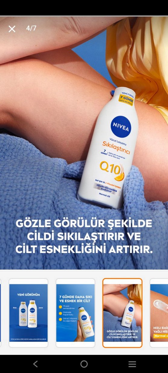 Nivea Q10 & C Vitamini Vücut Losyonu 250 ml - Görsel 3