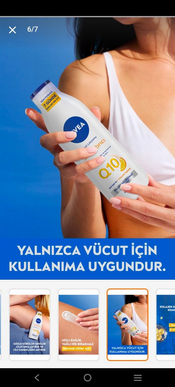 Nivea Q10 & C Vitamini Vücut Losyonu 250 ml - Görsel 5