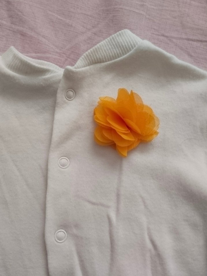 çıtçıtlı Beyaz Bebek Tulumları - Görsel 4