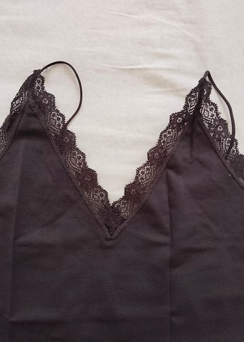 Dantel Detaylı V Yaka Kadın büstiyer - Görsel 2