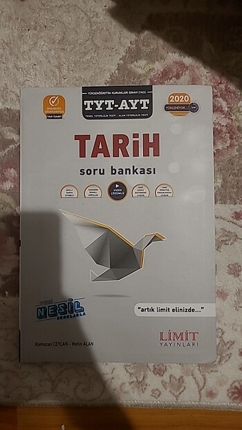 Yks tyt ayt limit tarih soru bankası