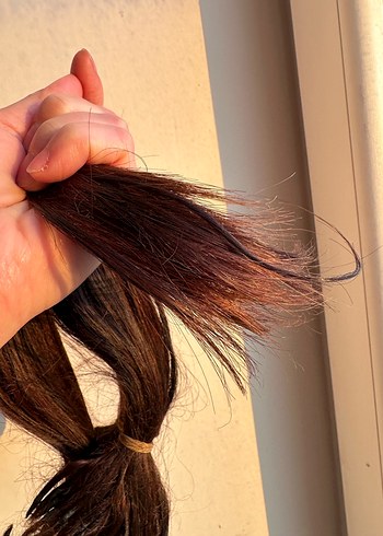 Kahverengi ipek Saç orijinal - Görsel 3