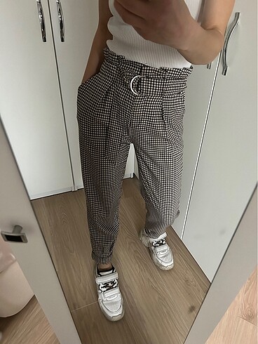 Kareli pantalon