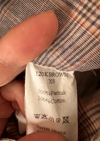 Diğer Düğmeli Kadın Keten Pantolon