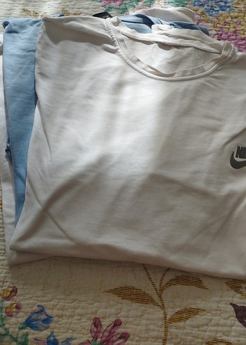 Nike Gri Beyaz Erkek Tişört