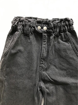 xs Beden Stradivarius yüksek bel paperbag jean
