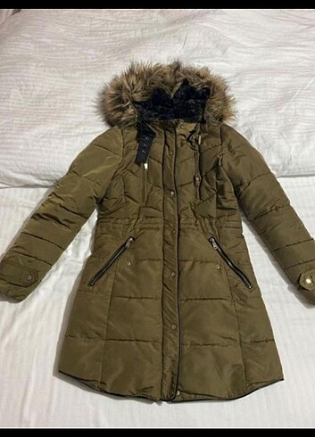 Bershka Uzun Şişme Mont 