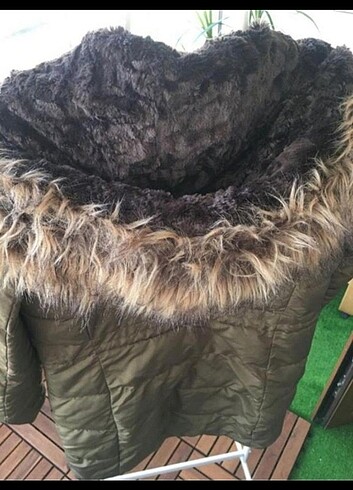 s Beden Bershka Uzun Şişme Mont 