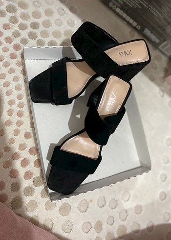 Siyah Blok Topuklu Kadın Platform Terlik - Görsel 3