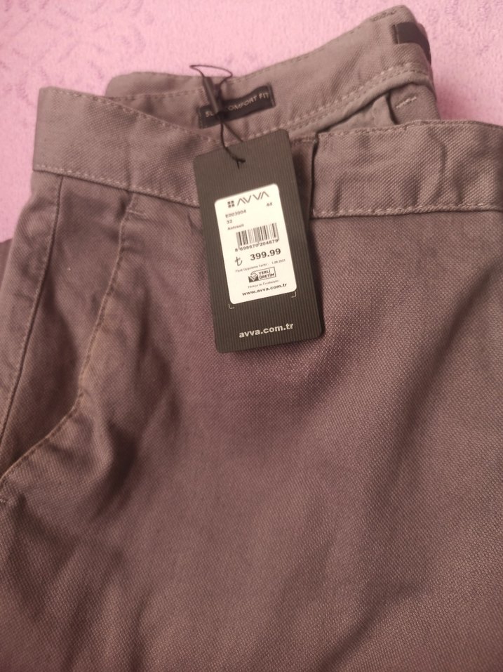 Gri antrasit Avva Erkek Pantolon - Görsel 3