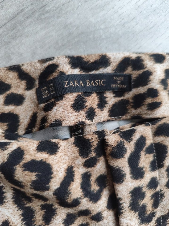 zara leoparlı pantolon - Görsel 4
