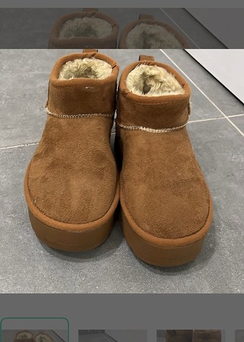 Ugg Sicak Ve Sik Kahverengi Suet Bot