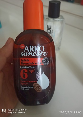 Arko Suncare Isıtıcı Bronzluk Spreyi SPF 6
