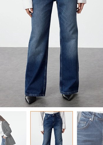 Kadın Mavi Denim Regular Fit Midi Jean