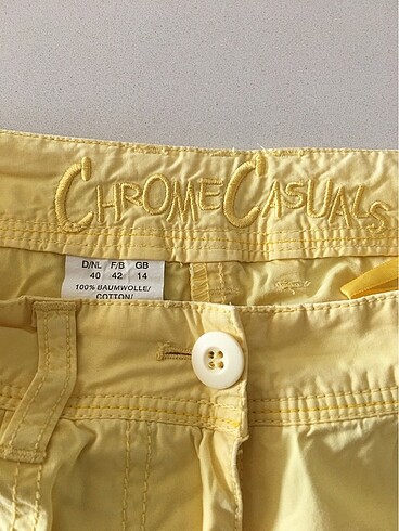 42 Beden sarı Renk cb made in italy pantolon