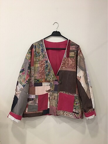Patchwork ceket
