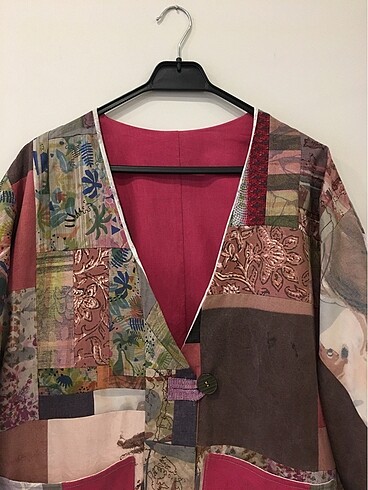 46 Beden Patchwork ceket