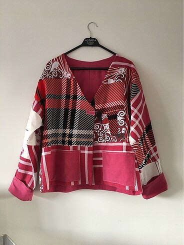 Patchwork ceket