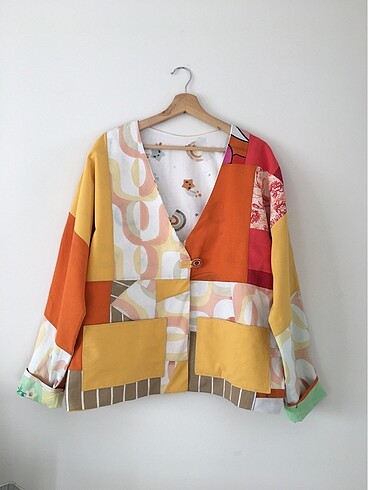 patchwork ceket