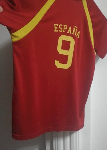 Kırmızı Sarı Erkek Kısa Kollu Spor Tişört - Görsel 6