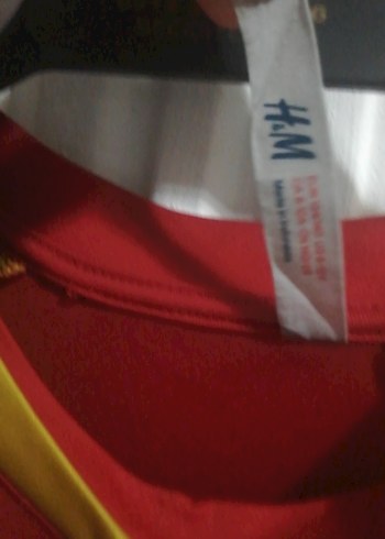 Kırmızı Sarı Erkek Kısa Kollu Spor Tişört - Görsel 4