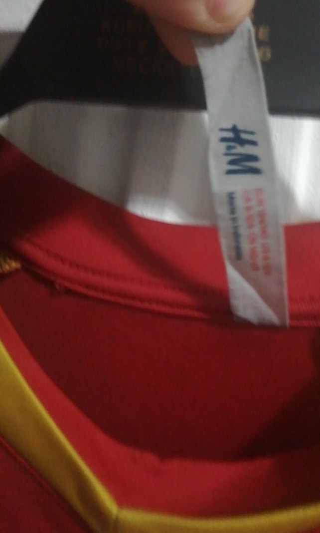 Kırmızı Sarı Erkek Kısa Kollu Spor Tişört - Görsel 4