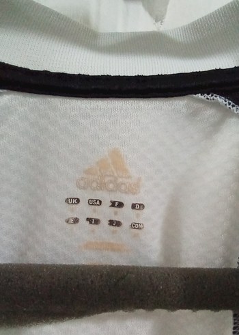 Adidas Beyaz Kısa Kollu Polo Tişört - Görsel 5