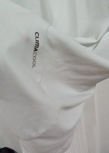 Adidas Beyaz Kısa Kollu Polo Tişört - Görsel 3