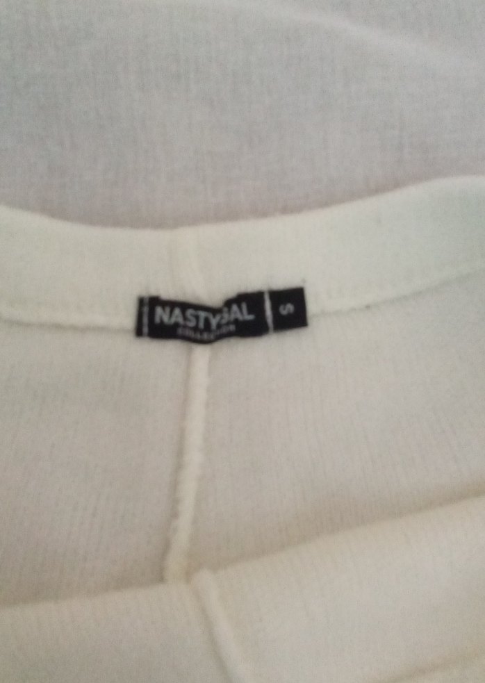 Düğmeli Beyaz Midi Hamile Keten Şort - Görsel 3