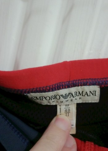 Koyu Mavi Mini Spor Şort Fermuarlı - Görsel 2