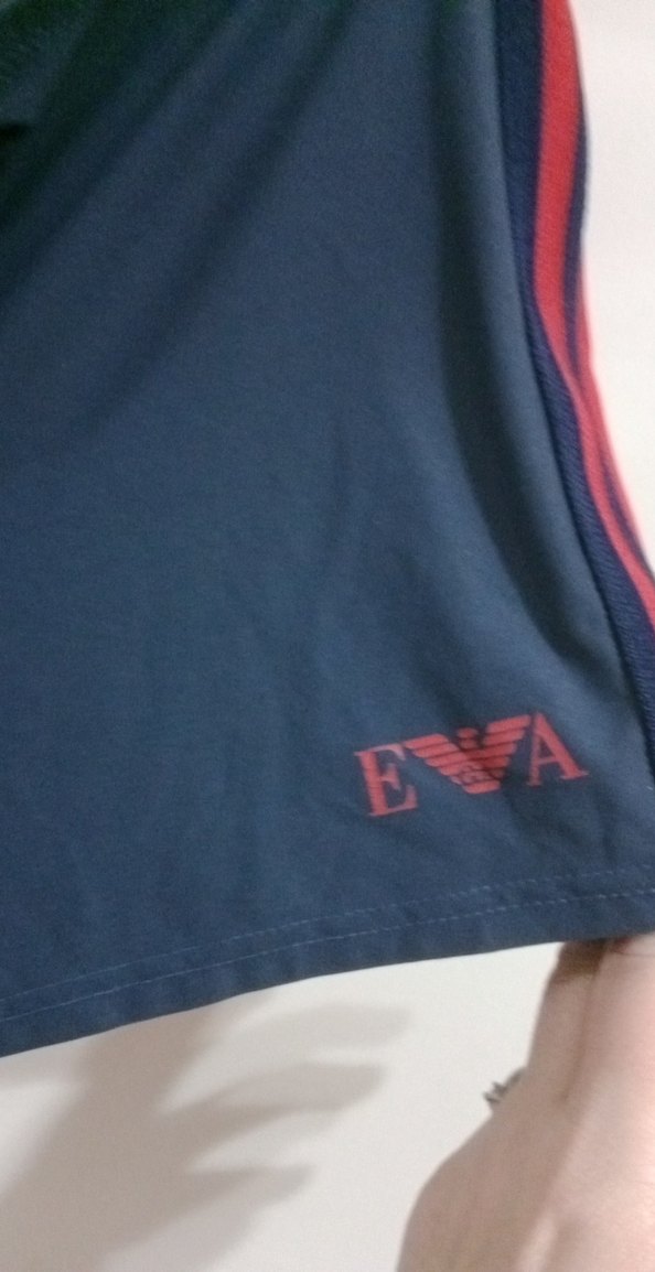 Koyu Mavi Mini Spor Şort Fermuarlı - Görsel 5