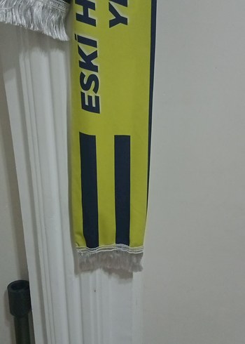 Sarı Baskılı Erkek Spor Atkı fenerbahçe - Görsel 2