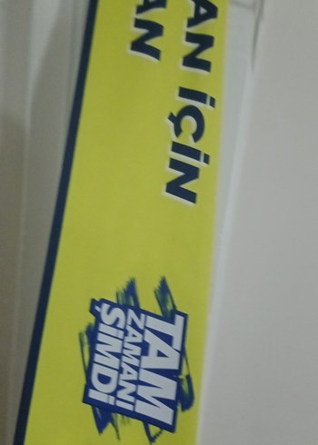 Sarı Baskılı Erkek Spor Atkı fenerbahçe - Görsel 6