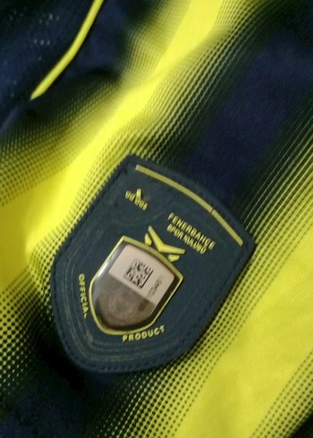 Erkek Sarı Kısa Kollu Spor Forma fenerbahçe - Görsel 5