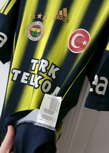 Erkek Sarı Kısa Kollu Spor Forma fenerbahçe - Görsel 13