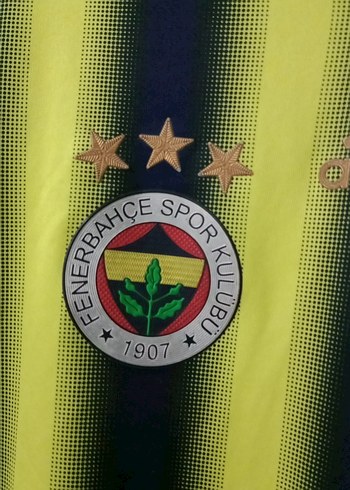 Erkek Sarı Kısa Kollu Spor Forma fenerbahçe - Görsel 6