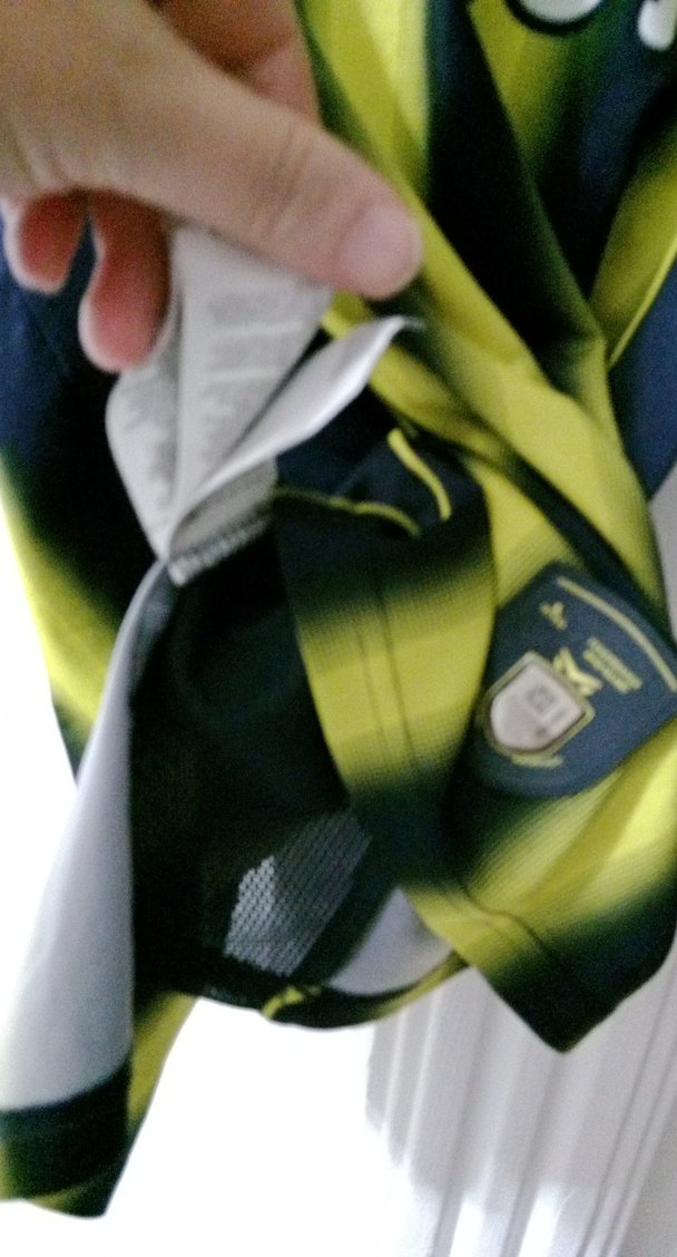 Erkek Sarı Kısa Kollu Spor Forma fenerbahçe - Görsel 3