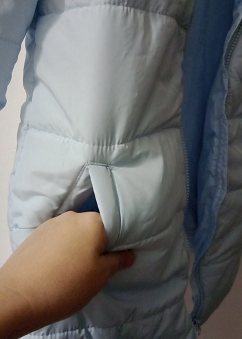 Mavi Kız Çocuk Mont Elsa montu. - Görsel 15