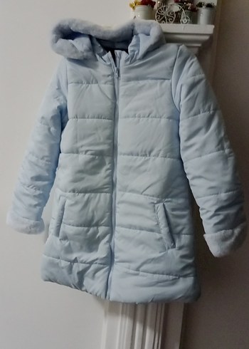 Mavi Kız Çocuk Mont Elsa montu. - Görsel 6