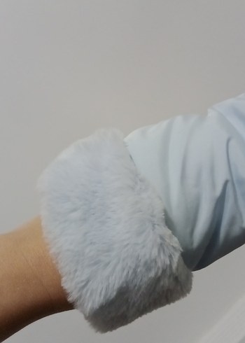 Mavi Kız Çocuk Mont Elsa montu. - Görsel 17