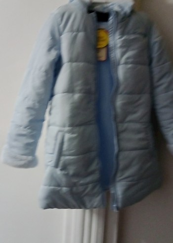 Mavi Kız Çocuk Mont Elsa montu. - Görsel 16