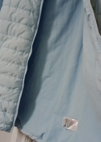 Çocuk Uzun Kollu Mavi Kışlık Mont - Görsel 9